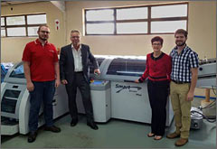 Colourtech Management and representatives 
                from Ipex Machinery