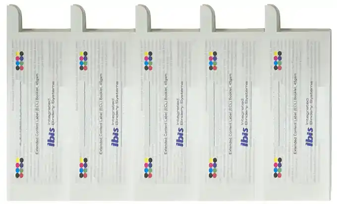 ECL booklets produced by the Smart Label-binder and an in-line laser tabbing machine