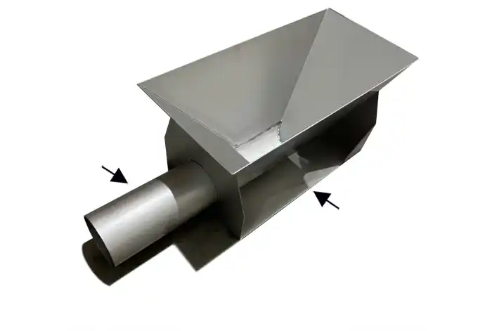 Trimmer waste collection chute TCC-100