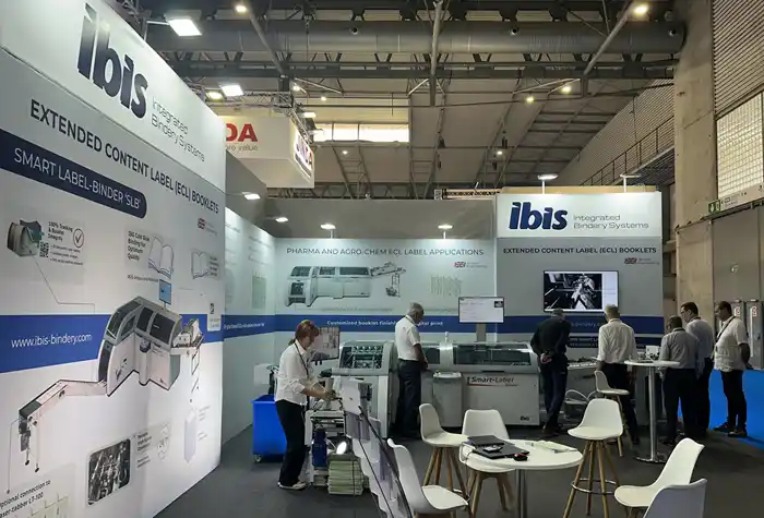 The IBIS stand at Labelexpo 2025