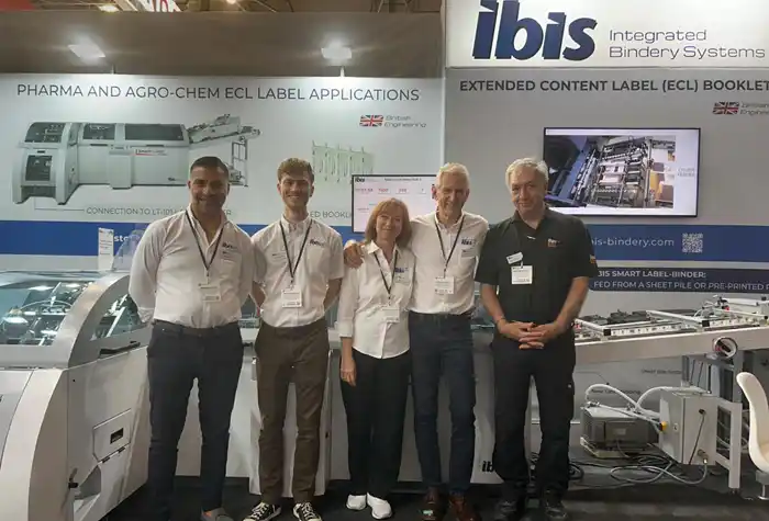The IBIS stand at Labelexpo 2025