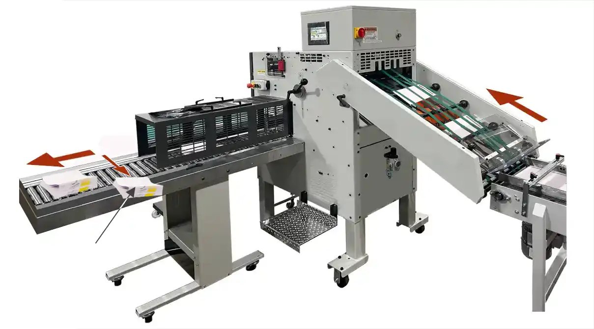 Book Stacker BSS-10 showing pile rejection