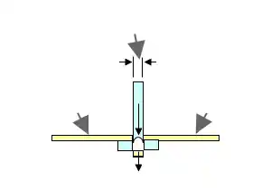Trimmer center knife CKN trim-out dimensions