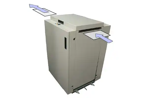 IBIS sheet rotator SR-50 showing sheets in and sheets out