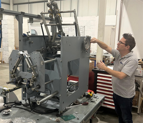 Smart-binder being refurbished