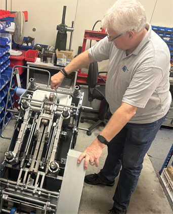 Smart-binder being refurbished